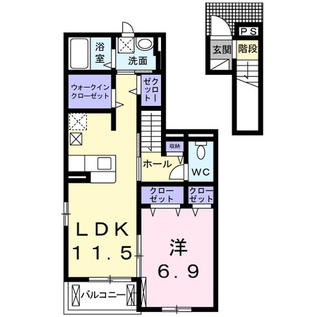 グランシャリオの物件間取画像